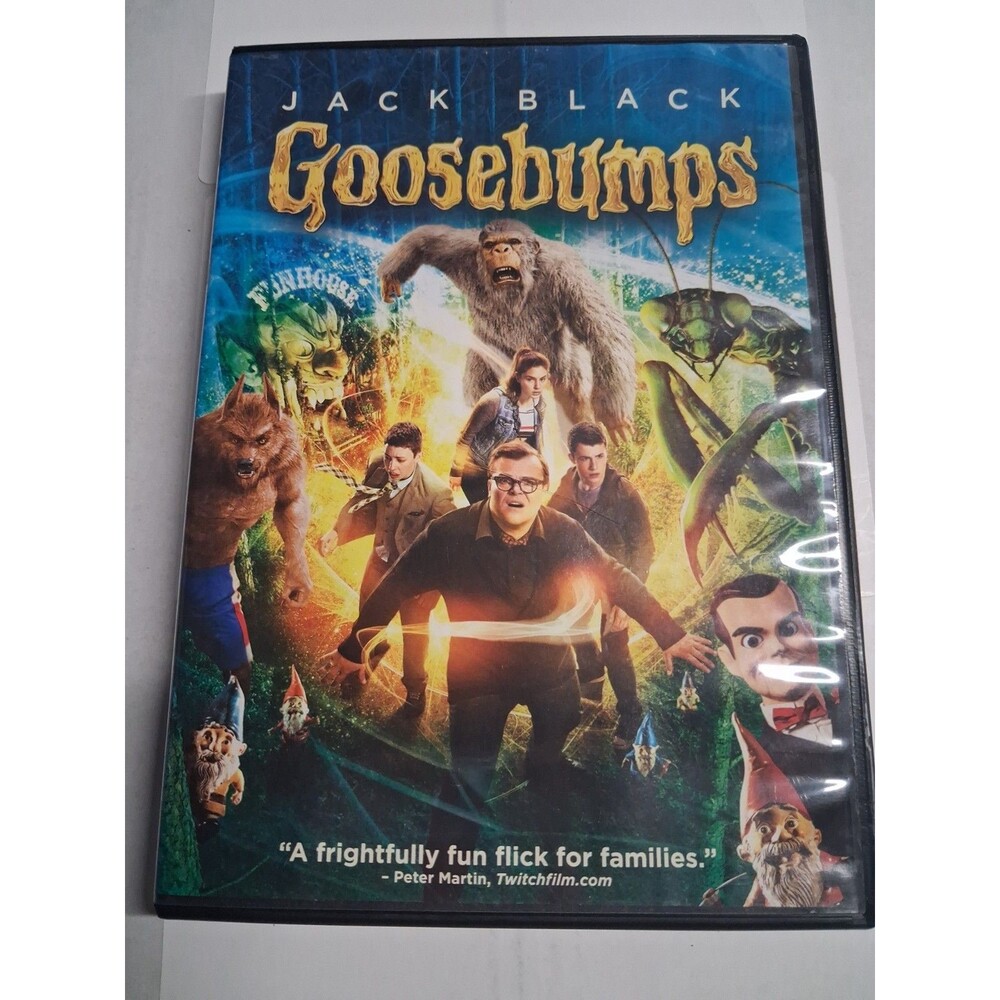 Goosebumps DVD By Jack Black Animated Movie